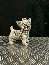 Betonfigur | Stor Yorkshire Terrie stående | 25 cm